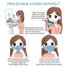 Filter Melt-Blown Fabric Protective Disposable Face Mask